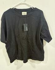 Buck Mason Field-Spec 90  s Boxy Heavyweight Tee Men  s L Black Crew Neck