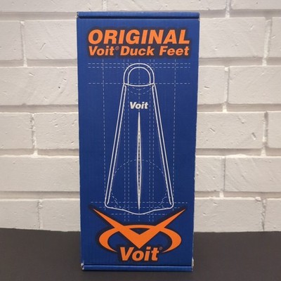 VINTAGE VOIT GUM RUBBER DUCK FEET FINS - SMALL 5-7 Orange Blades