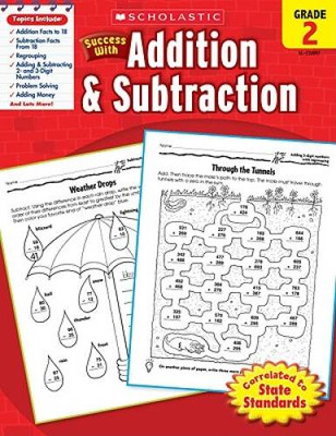 Scholastic Success with Addition & Subtraction,  Grade 2 - Paperback - VERY GOOD