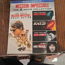 Mission: Impossible 5-Movie Collection Blu-ray Digital HD NEW. Never Played.