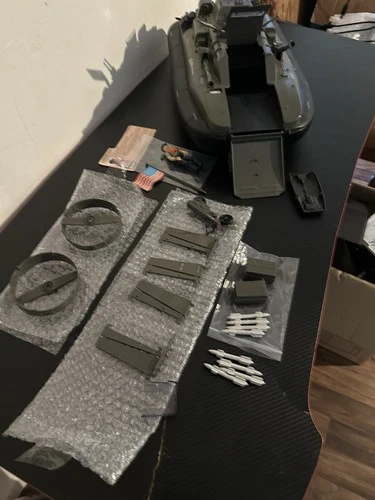 Unbroken Killer W.H.A.L.E. Hovercraft W/ Cutter Near Complete GI Joe Vehicle