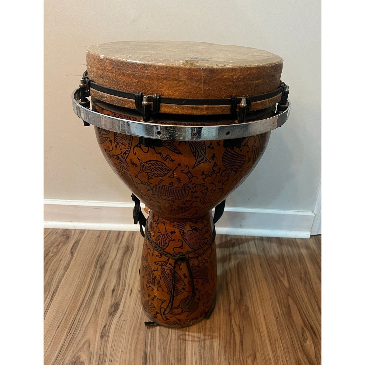 Remo Signature Djembe Drum Leon Mobley Fiberskyn 3 Reno Drum Mondo
