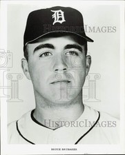 Press Photo Bruce Brubaker, Detroit Tigers Baseball Player - lrs28811
