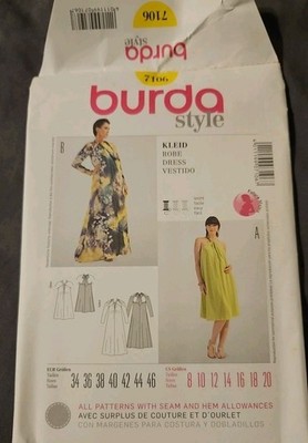 BURDA STYLE ~  U PICK PLUS SIZE DRESS SEWING PATTERN Size 8 to 28   2