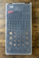 Black Battery Organizer Case With Tester Fast Shipping Hard Plastic Clear Top