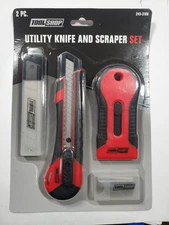 Tool Shop Utility Knife and Scraper Set 2 pc. Additional Blades New in Package