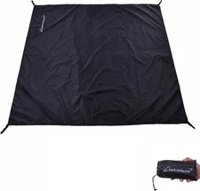 Clostnature Tent Footprint - 2 Person(87'' x 59''), Black 