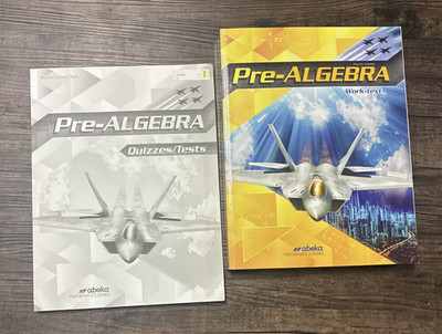 Abeka Pre-Algebra Student Work-text and Tests Quizzes Booklet, Fourth Edition
