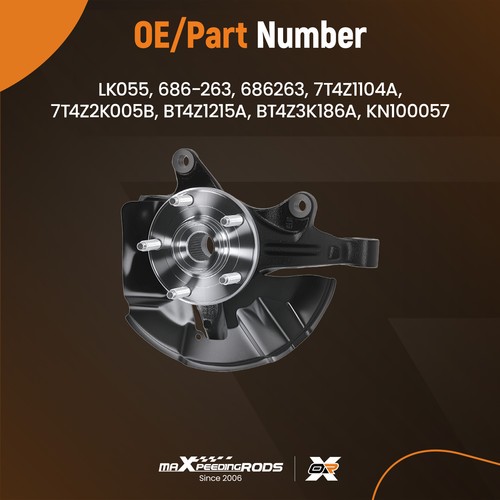 Front Steering Knuckle Hub Assembly For Ford Edge/Lincoln MKX 2007-2010 LK055 - Bild 3 von 19