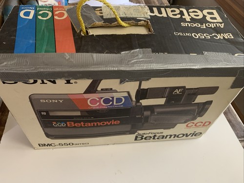 Sony Betamovie CCD BMC-550 Videokamera Camcorder mit Handbuch - Einschalten - ungetestet - Bild 11 von 13