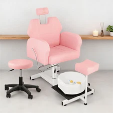 Pedicure Station Pedicure Spa Massage Chair No Plumbing Chair for Nail Tech