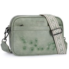 Crossbody Purse for Women Vegan Leather Small Crossbody Bags with Adjustable ...