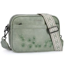 Crossbody Purse for Women Vegan Leather Small Crossbody Bags with Adjustable ...