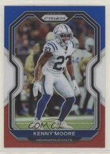 2020 Panini Prizm Red White & Blue Prizm Kenny Moore #90 09d1