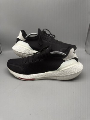 Size 12 - adidas Y-3 UltraBoost 21 Black White Men Running Walking Low Top Shoes