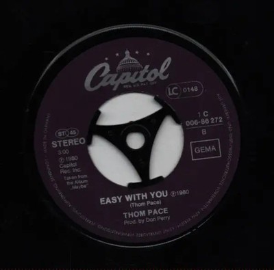 Thom Pace Dont Look Now / Easy With You Vinyl Single 7inch NEAR MINT Capitol