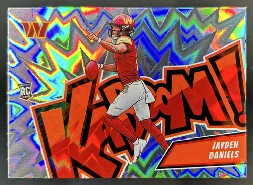 2024 Panini Absolute Jayden Daniels Kaboom Horizontal RC SSP #7 Commanders