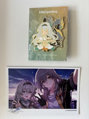 Anime Expo 2025 Honkai Star Rail Art Limited Edition Pin and Postcard