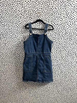 Girls Art Class Denim Overall Dress Size Large 10/12
