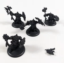 HORDES Miniature War Game TROLLBLOODS TROLLKIN WARDER Lot Privateer Press