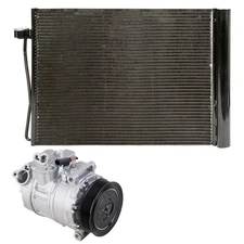 For BMW M5 & M6 2008 2009 2010 AC Compressor w/ A/C Condenser & Drier DAC