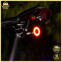 Fahrrad RüCklicht Smart USB-C Aufladbar IPX6 Wasserdicht FüR Rennrad MTB E-Bike