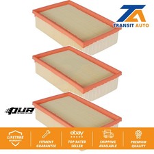 Engine Air Filter (3 Pack) For Volkswagen Tiguan Jetta Audi Golf Q3 GTI A3 R S3