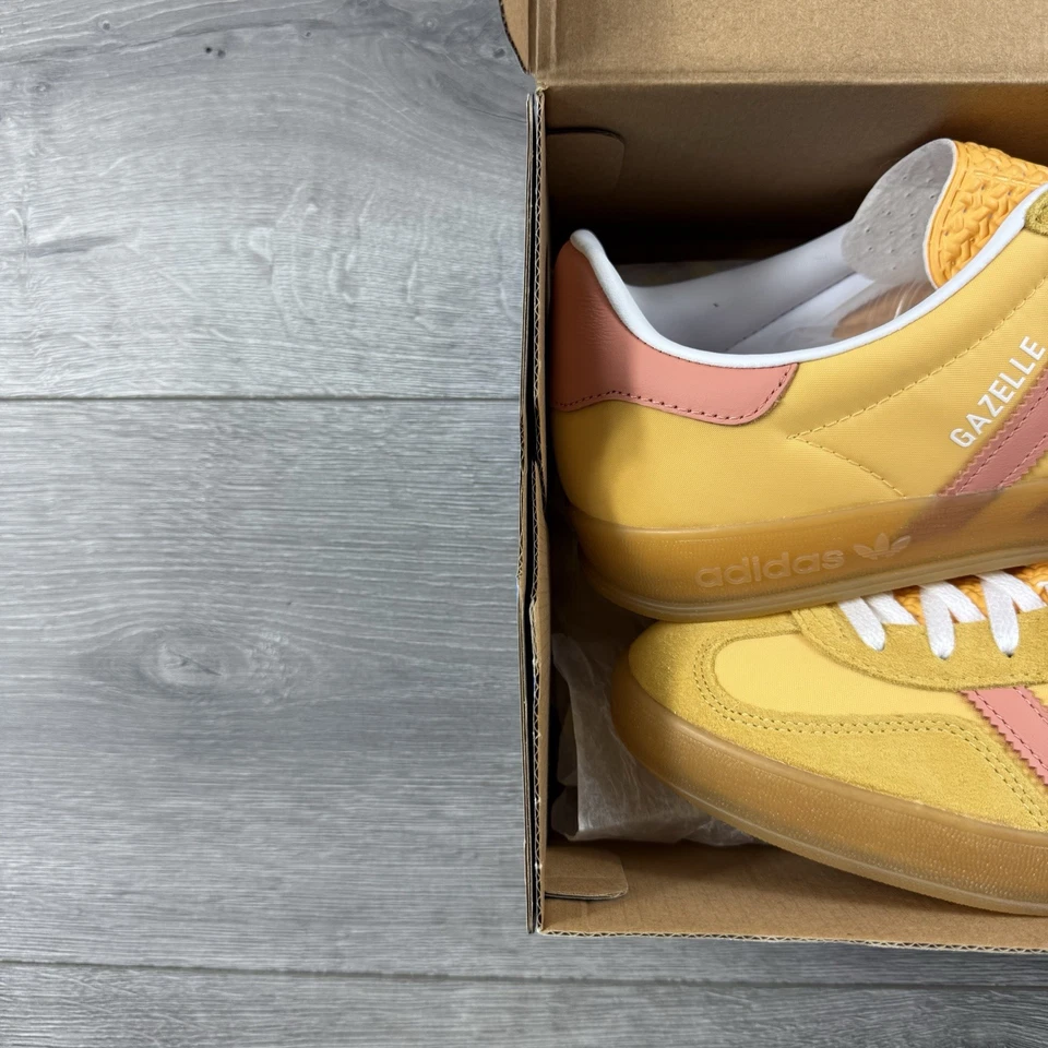 Adidas Gazelle Indoor ‘Semi Spark / Wonder Clay’ - Size UK 8.5 / EU 42 2/3 - Image 3 of 4