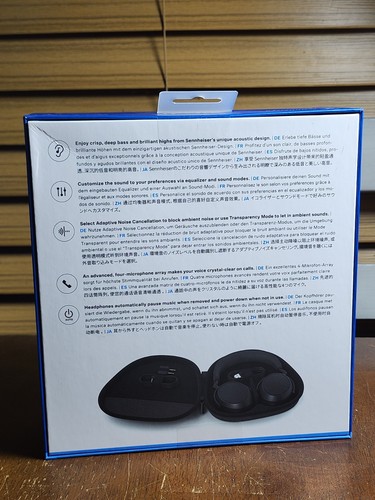 Sennheiser Momentum 4 Wireless Headphones Black - Picture 2 of 6