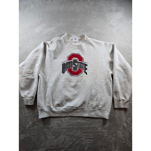 Vintage Ohio State Buckeyes Sweatshirt Womens XL Grey Delta Made in USA *Read