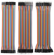 120pcs Dupont Jumper Wires 40pin F-M M-M F-F 20cm Breadboard Arduino ESP32 Kit