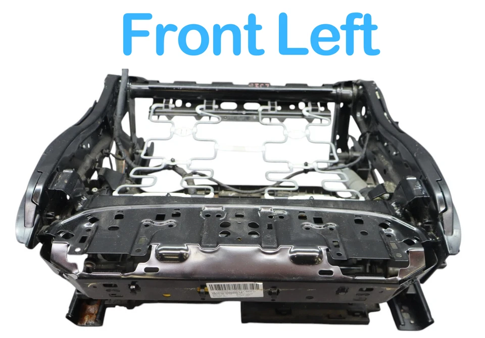 11-13 BMW 535xi GT Front Left Driver Side Lower Seat Track Rail Frame Black Oem - Image 3 of 4