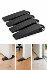 BLACK  Door Stop Jam, Door Wedge Stopper, Door Stopper ,  Floor Door Stop