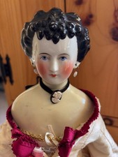 Antique Countess Dagmar China Head Doll Circa 1870