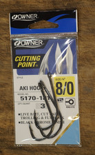 Owner AKI Hooks Size 1/0 - 8/0