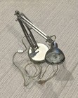 Silver Adjustable Swing Arm Desk Lamp, Corded, Dome Shade, Bulb, LT638A — photo 2