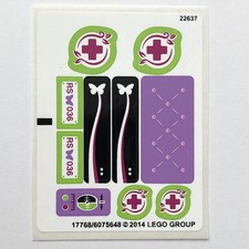 LEGO STICKER SHEET 41036 Friends Jungle Bridge Rescue Decals Stickers