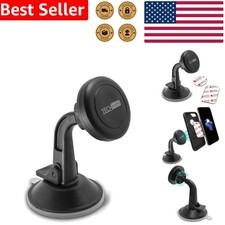 Strong Magnetic Car Phone Holder Mount for Dashboard Windshield Universal Black