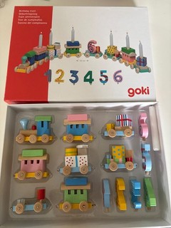 goki GEBURTSTAGSZUG Holz Zahlen 1 6