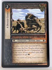 LORD OF THE RINGS TCG RISE OF SARUMAN RARE CARD 17R67 A DEFILED CHARGE ex
