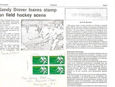 L969 Canada BC British Columbia - Victoria 1980 Field Hockey SIGNED Cover -