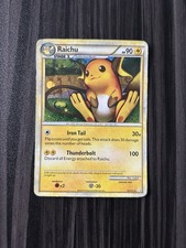 Pokémon Raichu Holo Heartgold & Soulsilver 10/123 Stage 1 90 HP Card on eBay