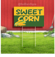 Sweet Corn Indoor Outdoor Coroplast Yard Sign