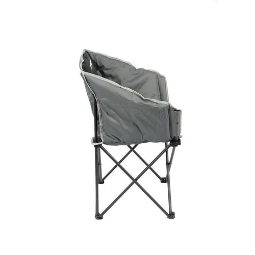 Quest Autograph Kent Chair In Black and Grey Camping Caravan Motorhome F3025-BL - Picture 6 of 12
