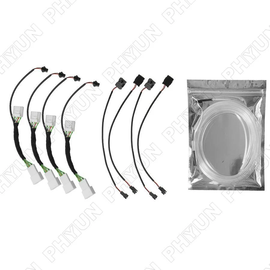 Luz ambiente interior luz ambiente coche 4 puertas azul para Toyota Camry 2018-up Foto 3 de 4