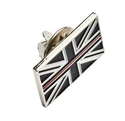 DÜNNE ROTE LINIE FIRE FIGHTERS CHARITY UNION JACK EMAILLE PIN SERVICEABZEICHEN UK TRF
