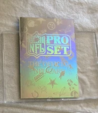 1992 NFL Pro Set Hologram Limited Edition Cover Card  197/2000-NM-M Condition