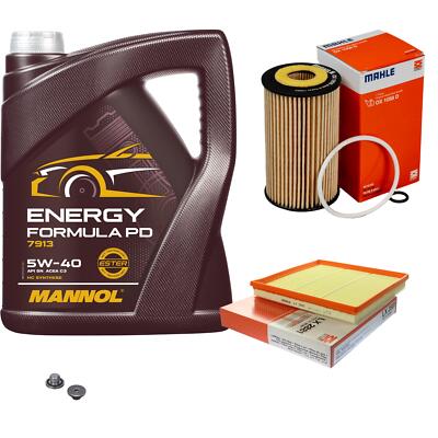 MAHLE Inspektionspaket 5 L MANNOL Formula PD 5W-40 für Opel Zafira Tourer C 1.6