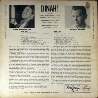 Dinah Washington - Dinah! (LP, Album, Mono, RE) | eBay