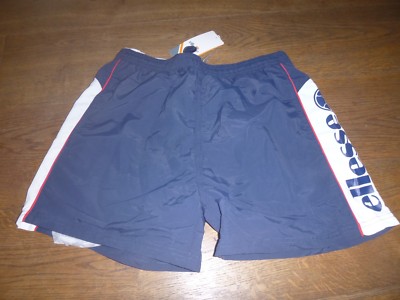 ELESE HERREN LOGO MARINEBLAU BADESHORTS SMALL S NEU MIT ETIKETT